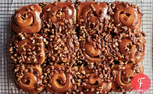 Pekannuss-Zimtschnecken Rezept
