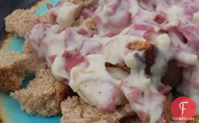 Mama ist Einfach Rahmspinat Chipped Beef on Toast