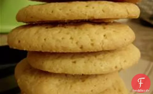 Orange Tropfen Cookies