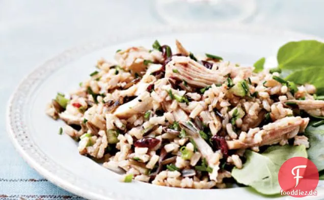 Truthahn-Wildreis-Salat