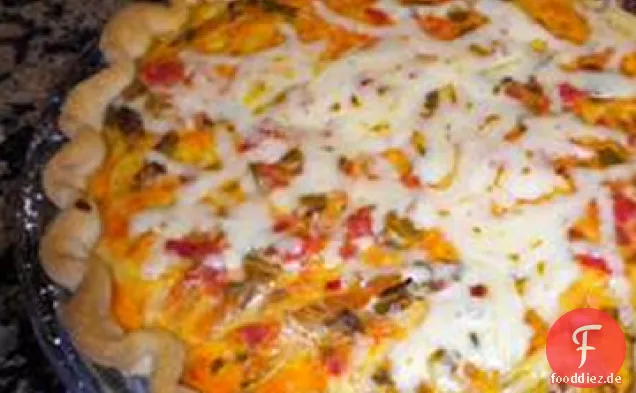Salsa-Wurst-Quiche