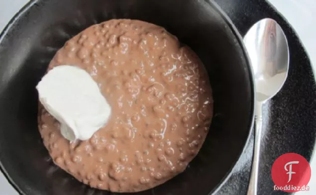 Cremiger Schokoladen-Tapioka-Pudding
