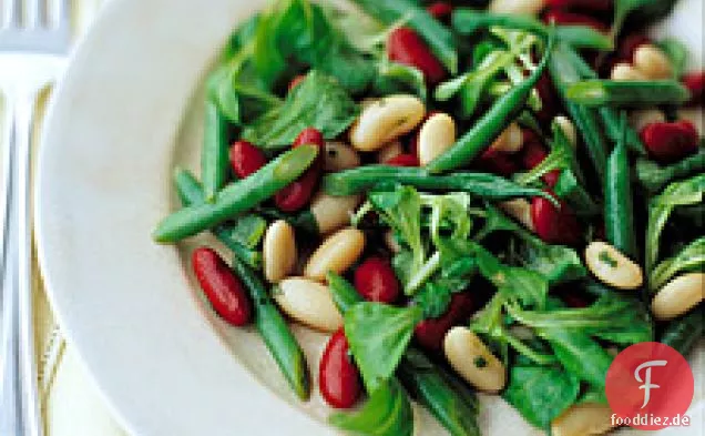 Drei-Bohnen-Salat Mit Honig-Senf-Vinaigrette