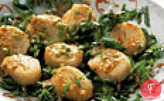 Jakobsmuschel-Sauté mit Miso-Sauce