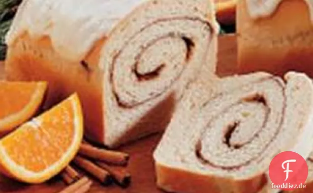 Zimt Swirl Orangenbrot