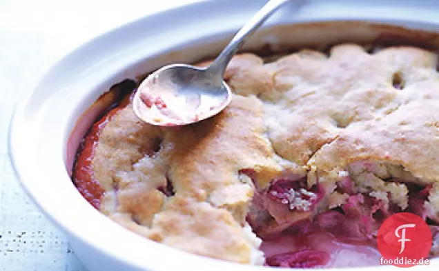 Rhabarber-Schwamm Pudding