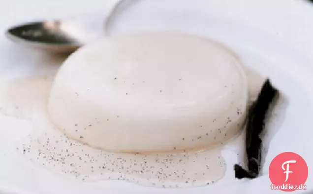 Panna Cotta mit Vanillesirup