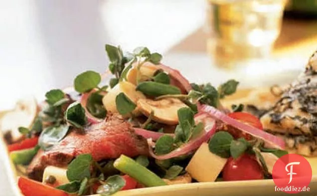 Gegrillter Steaksalat mit Kapernvinaigrette