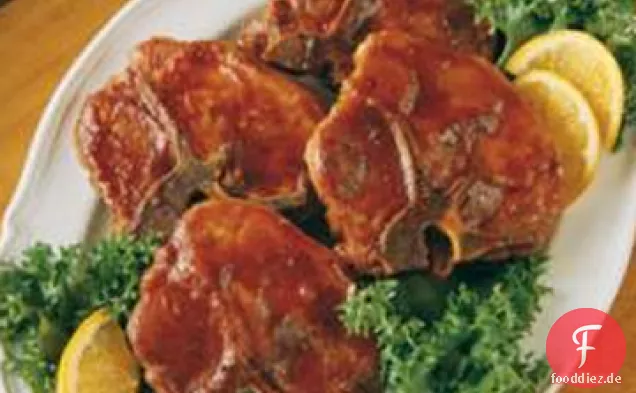Ofen-gegrillte Schweinekoteletts