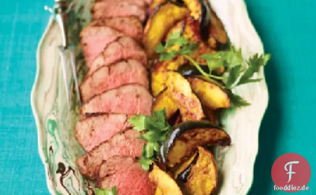 Pfeffer-verkrustetes Rinderfilet