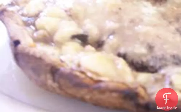 Gebratene Portobello-Pilze mit Blauschimmelkäse