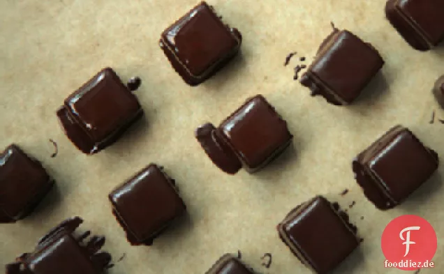 Chocolate-Dipped Gesalzene Karamellen Rezept