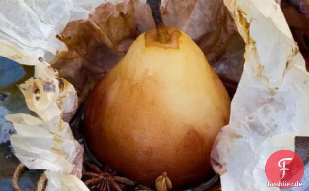 Pear-Pakete mit Sternanis Rezept