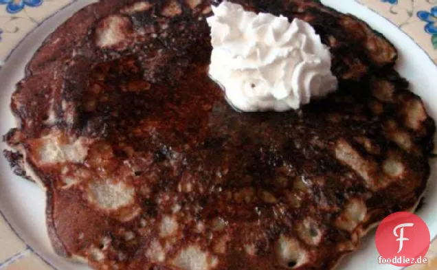 Haferflocken und Pekannuss-Pfannkuchen