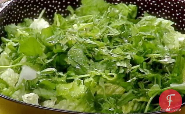 Brunnenkressesalat mit Limetten-Dressing