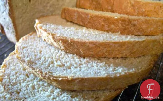 Honig Weizen Haferflocken Brot - Alle Vollkorn-Version