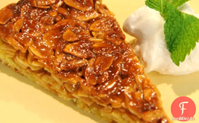 Mandarine und Mandel Shortbread Tarte