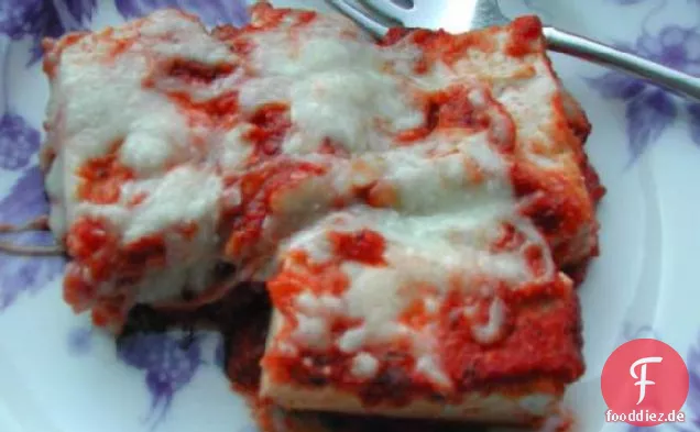 Cheesy Tofu Streifen - Italienischer Stil