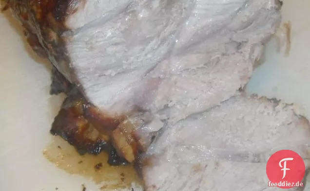 Gegrillte Jakobsmuscheln im asiatischen Stil in Speck gewickelt