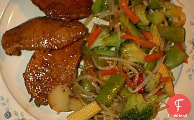 Huhn mit Pfeffer und Ananas - Crock Pot