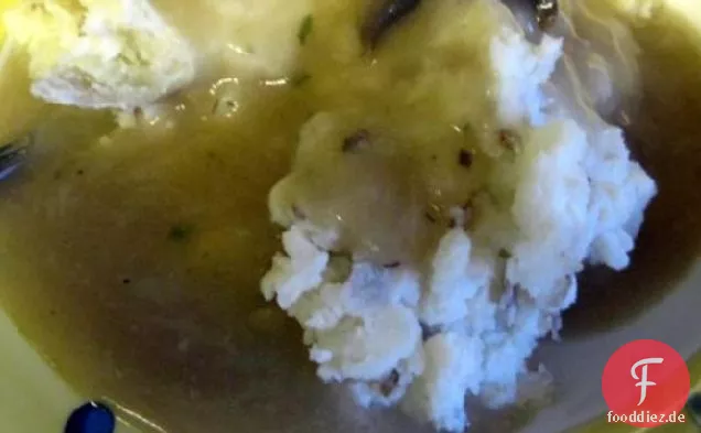 Köstliche vegetarische Soße