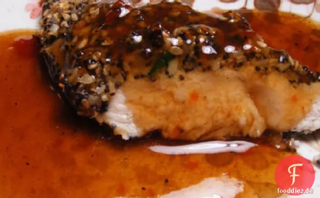 Köstliche Bourbon Chicken Glasur