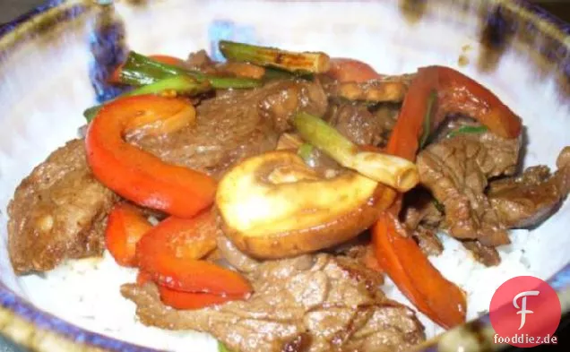 Sizzling Rindfleisch Stir-Fry