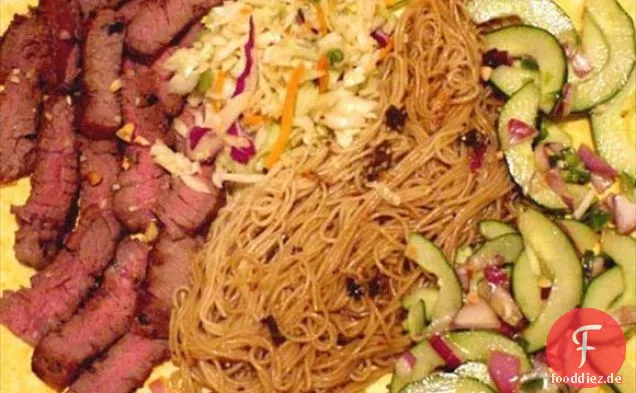 Schalotten-Pfannkuchen im asiatischen Stil