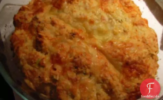 Schinken und scharfe Cheddar-Kekse