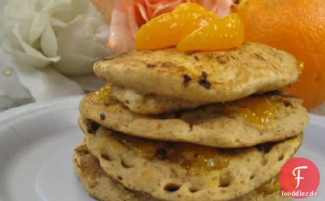 Schnell & Einfach Mandarine Orange Pfannkuchen für einen