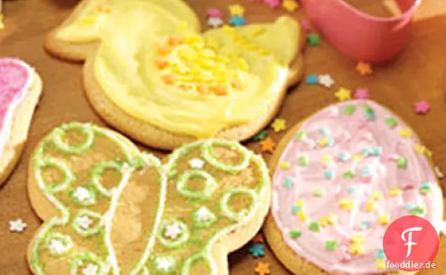 Frosted Ostern Cut-Outs