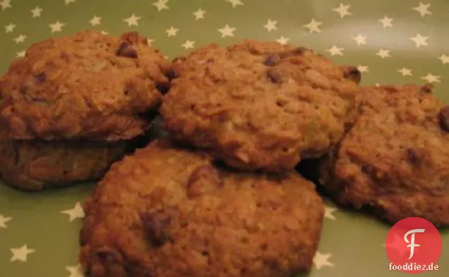 Chocolate Chip Orange-Haferflocken-Cookies