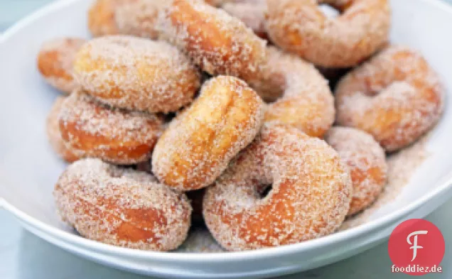 Warme Miniatur Donuts