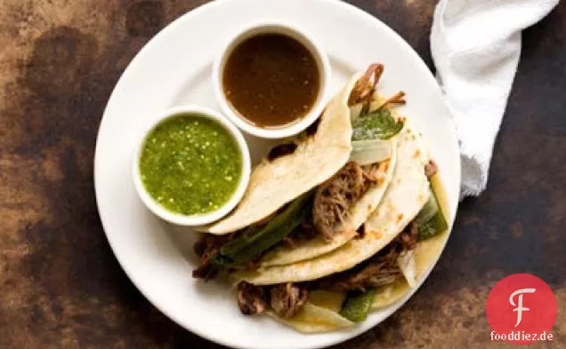 Brisket Tacos, Dallas Stil