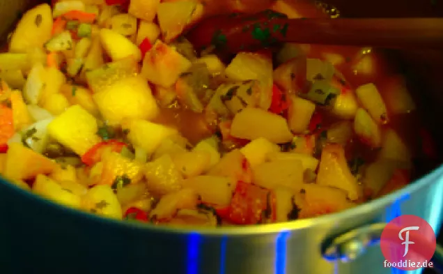 Sweet & Hot Pfirsich Salsa