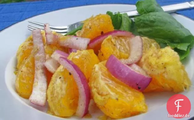 Orange 'n' Roter Zwiebelsalat