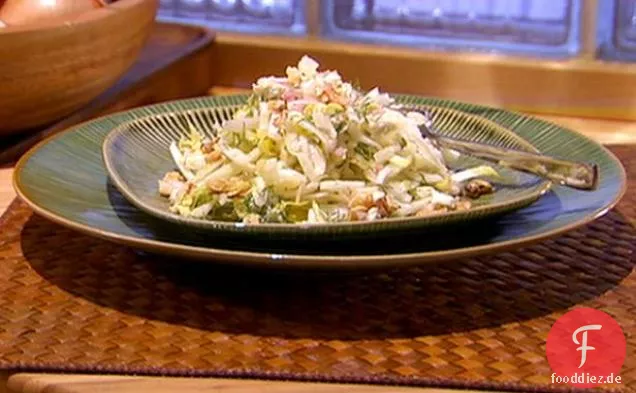 Fenchel-Endiviensalat mit Rosenvinaigrette