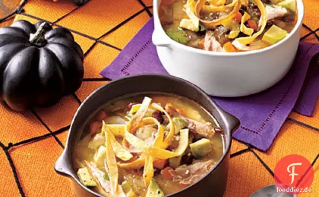 Hähnchen-Tortilla-Suppe