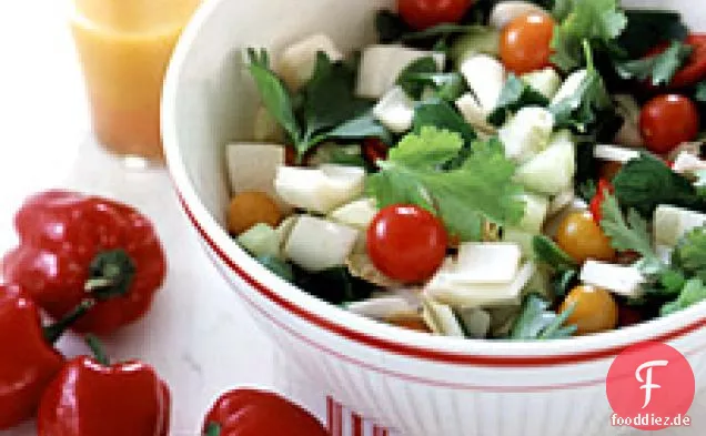 Gehackter Sommersalat