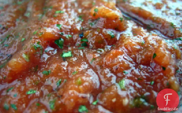 Feuer Gebratenes Salsa