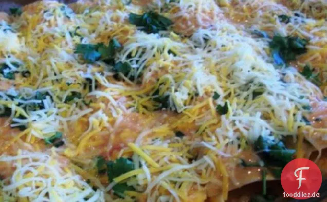 Johnny Jalapenos Hühnchen-Enchiladas mit Koriander