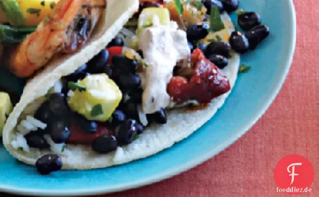 Gewürzte Schwarze Bohnen mit Chorizo und Chipotle-Creme