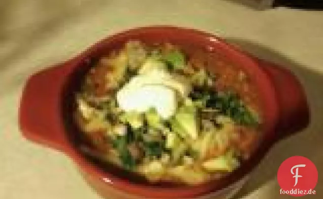 Enchilada Huhn Schmelze