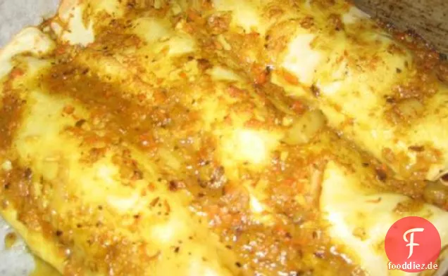 Curry-Hähnchen-Crepes