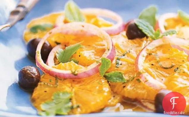 Gewürzter Orangensalat