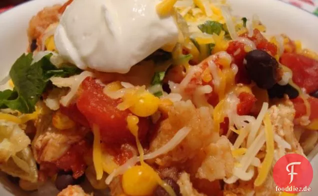 Huhn Chipotle Burrito Schalen