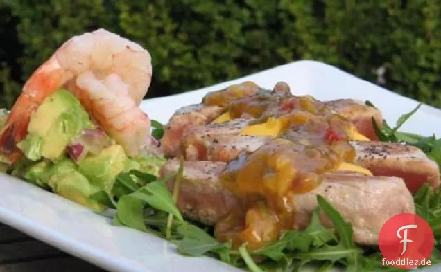 Mango und Koriander (Koriander) - Sauce Für Fisch oder Huhn