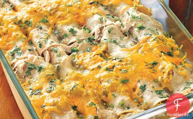 Huhn, Chili und Käse Enchiladas