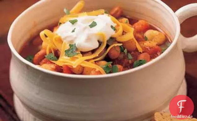 Hominy Chili mit Bohnen