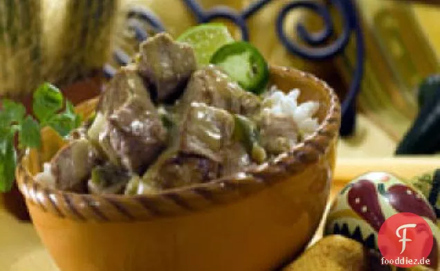 Grüner Chili-Schweinefleisch-Eintopf